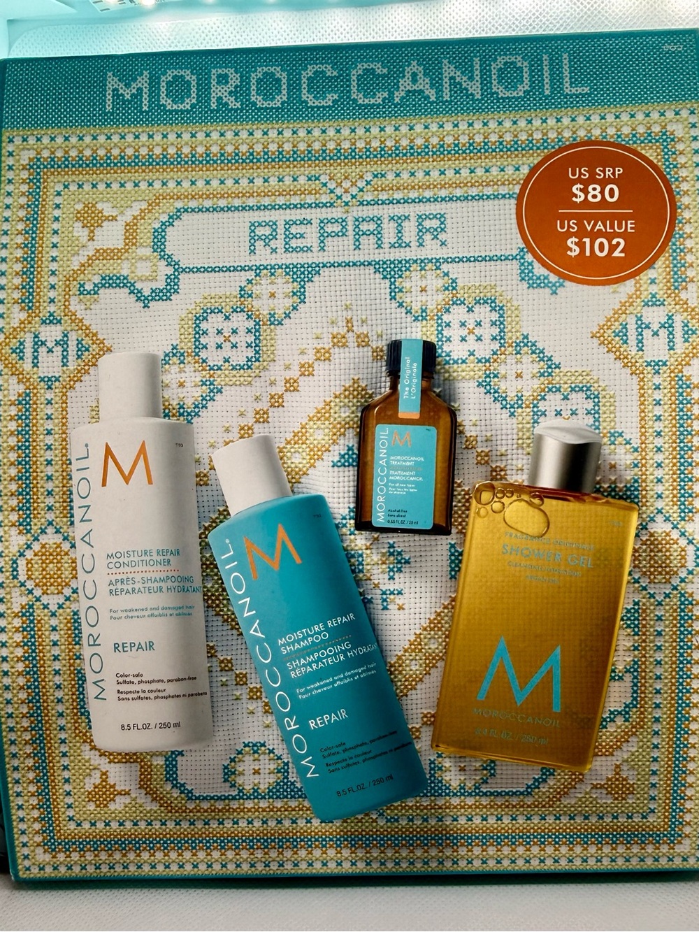 Moroccanoil Repair Hair Care Set — NIB